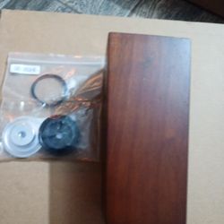 4 Wood Furniture Legs - Square Sofa Legs, Couch Leg - Brown Mid-Century Modern Replacement Legs for Armchair Recliner Coffee Table Dresser (6")