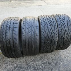 285 40 22  2  Tires Lionhart And 2 Toyo 