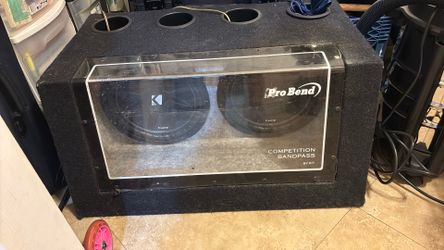 Speakers In The Box Plus Kenwood Amp