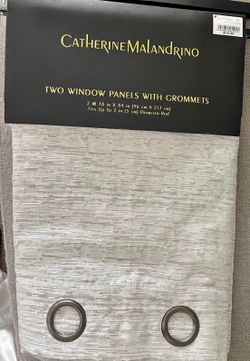 Catherine Malandrino Window Panels with Grommets
