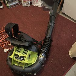 New Ryobi 40V battery Operated Backpack Blower 