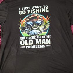 Brand NEW* OLD MAN FISHIBG T-SHIRT SIZE XL,2X