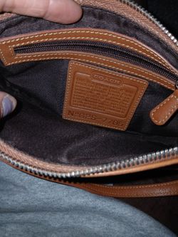 Vintage Coach Hampton Demi hand bag