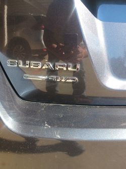 Subaru Symmetrical AWD Rear Emblem Badge
