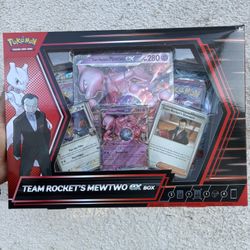 Pokemon Mewtwo Ex Collection Box Scarlet Violet Destined Rivals Team Rocket New