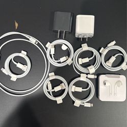 iPhone Chargers And Headphones For Sale