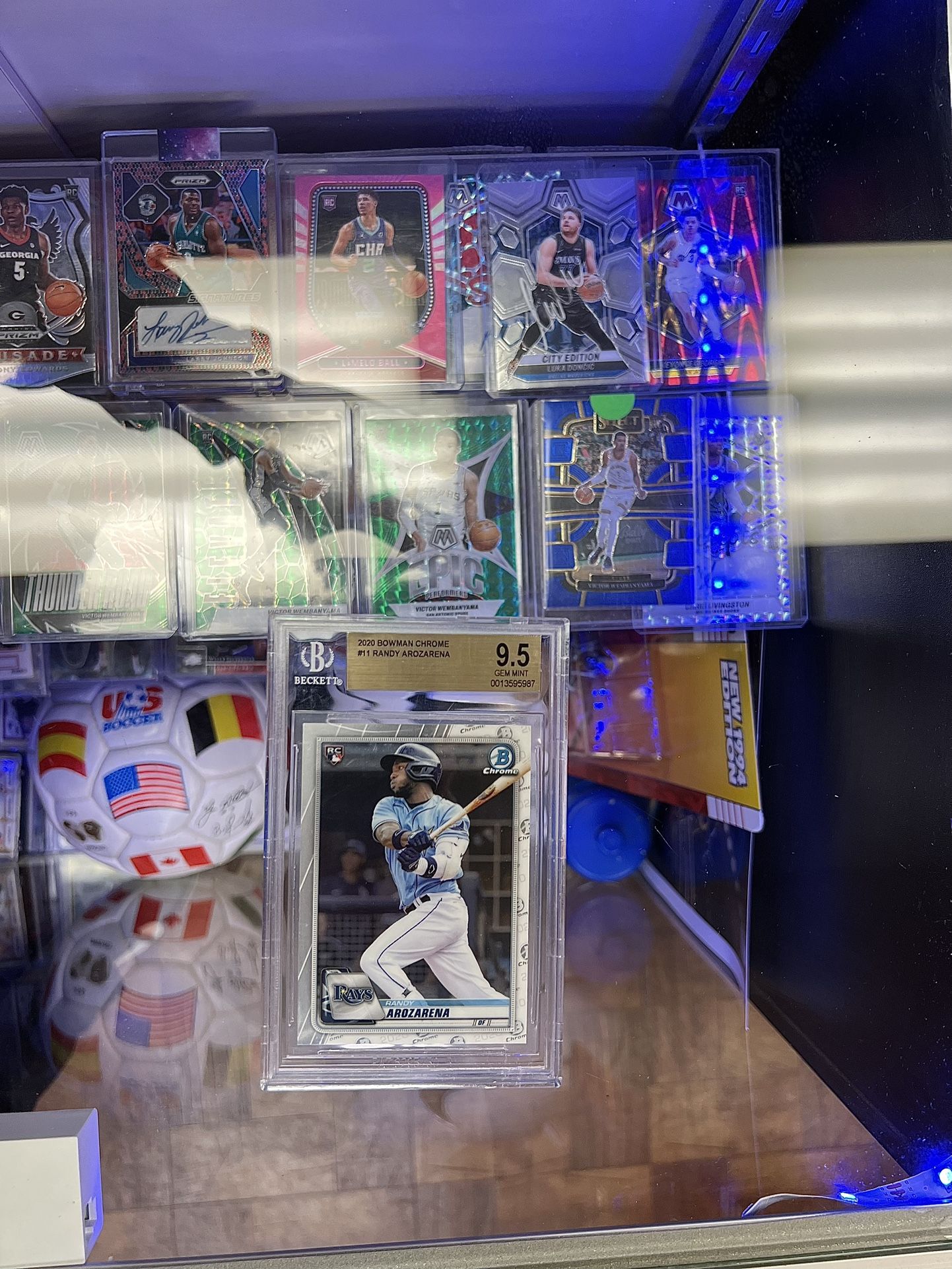 🔥2020 Bowman Chrome Randy Arozarena RC Gem Mint 9.5 Rookie Rays ROY