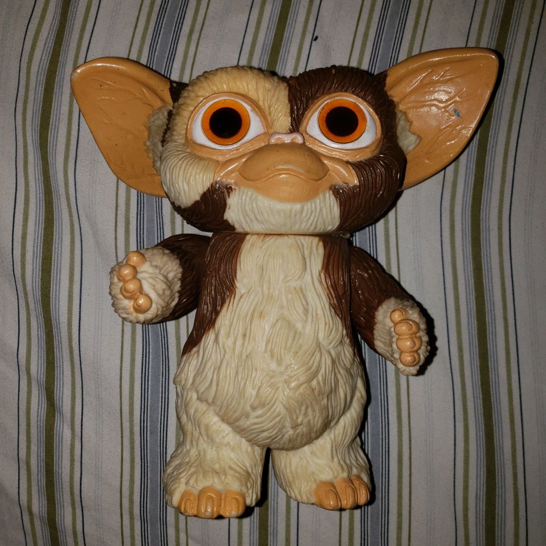 Vintage 80s Gizmo Gremlins Mogwai Plush Stuffed Animal by 