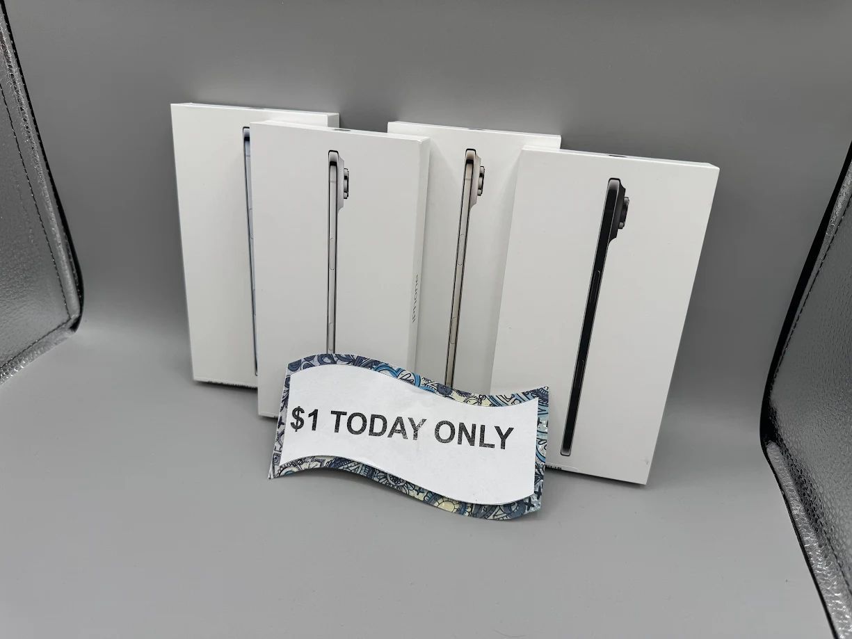 BLACK FRIDAY DEALS - 💥 Up to $30 OFF on the ultra-light Apple iPhone Air 2025: $1 Down Option, and Up to 1-Year Coverage