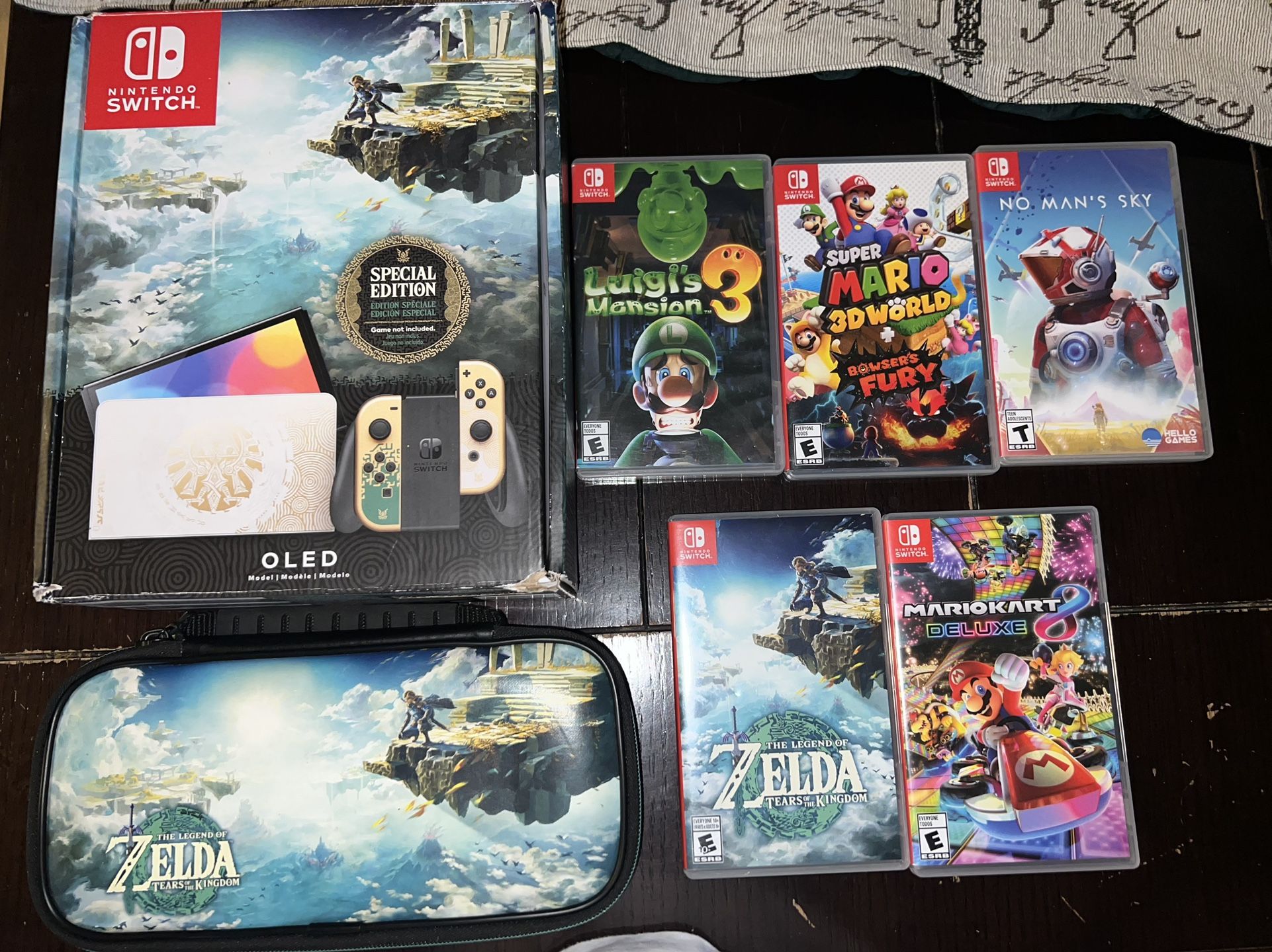 OLED Nintendo Switch Tears Of The Kingdom Edition