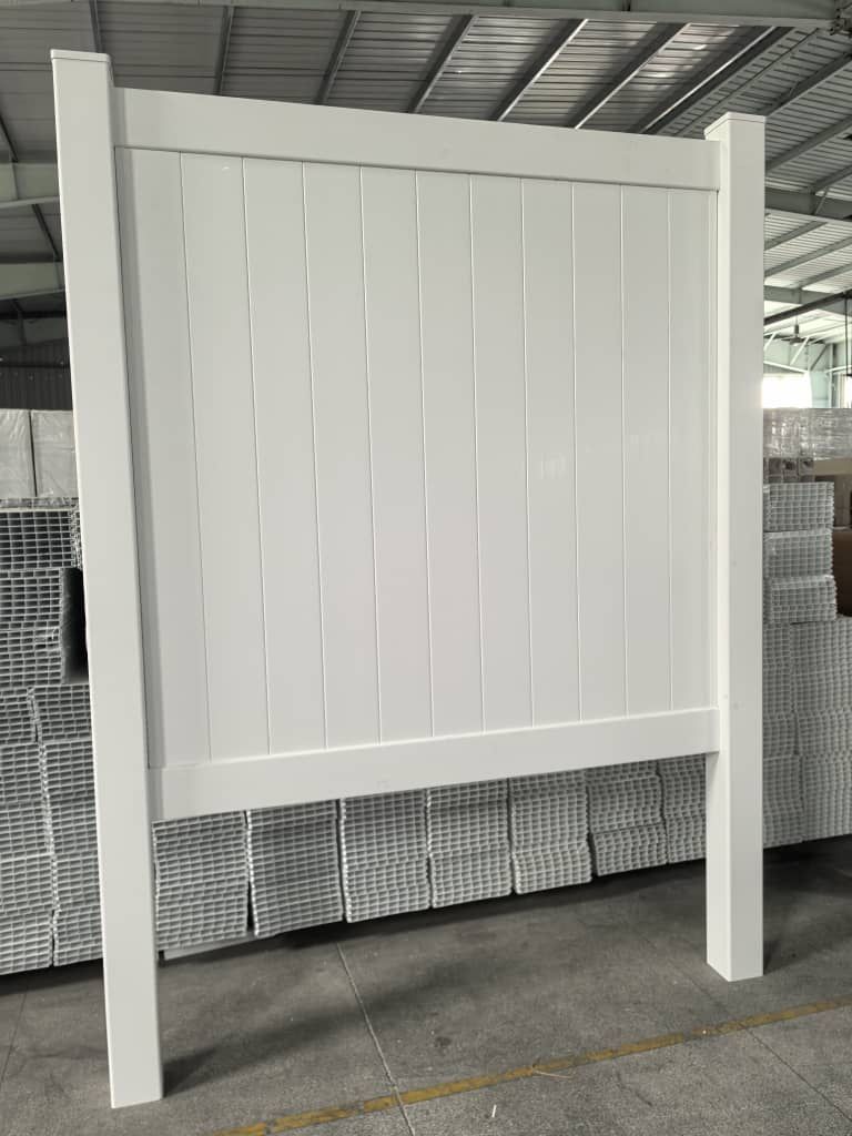 White Vinyl Fence $13 Per ft