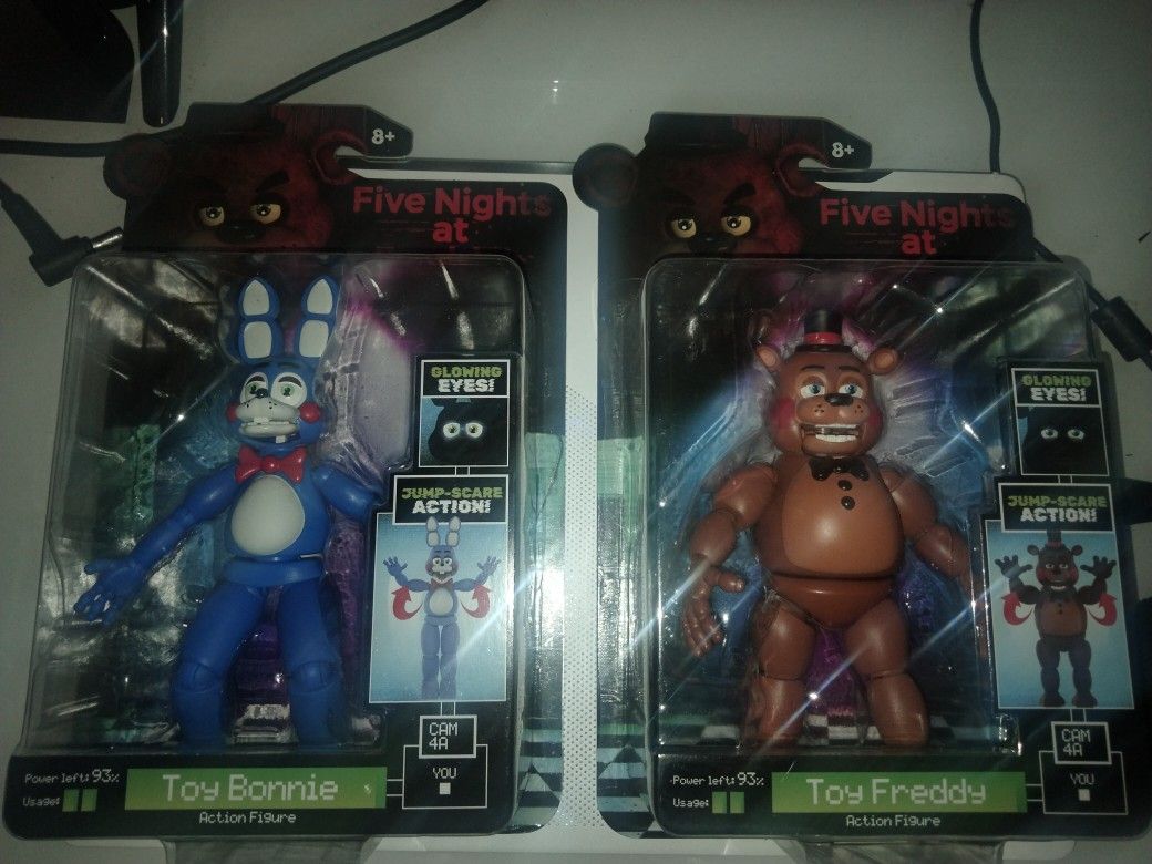 Jazwares Five Nights At Freddy's Toy Freddy And Toy Bonnie Figures