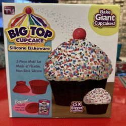 Big Top Cupcake Silicone Bakeware - Brand New