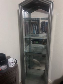 2 matching display cases