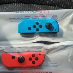 Two (2) Certified Pre-owned Nintendo Switch Joy-Con Controllers