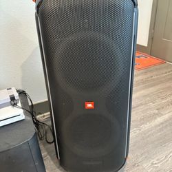 JBL Partybox 710, with two microphone jacks and amp plug in. Barely used