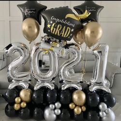 Graduation balloon bouquet 