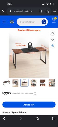 Office table and chair