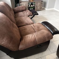 Reclining Sofa & Love Seat