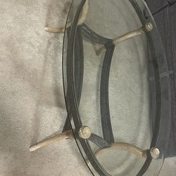 Living room glass tables