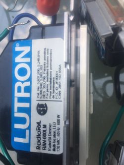 Various Lutron RadioRA dim switches