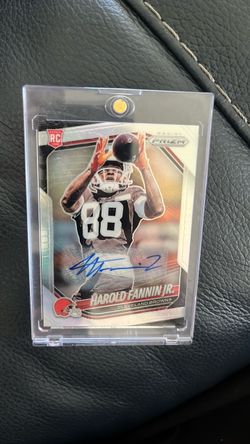 2025 Panini Prizm Harold Fannin Jr. Silver Rookie Auto RC #399 Browns