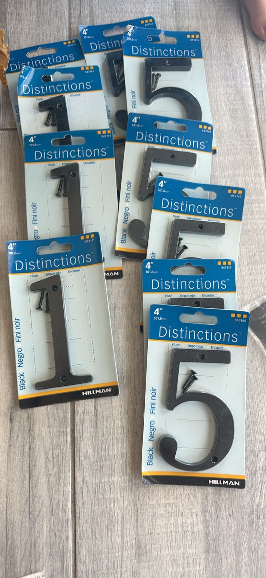 Distinctions Numbers