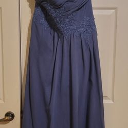 Dusty Blue Dress