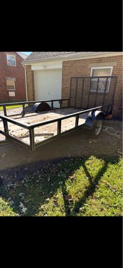 77x12 Single Axle Bumper Pull Trailer