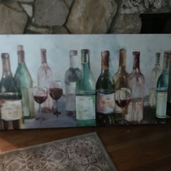Wine Bottle Canvas