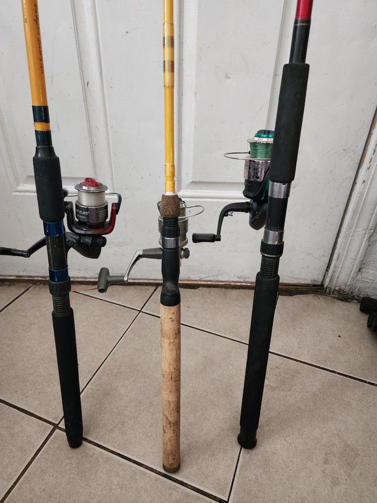 Fishing Pole With Reels Take It All For $75