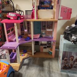 Barbie house includes everything in the photo.