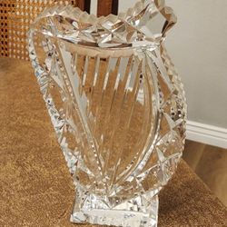Waterford Crystal Harp Paperweight