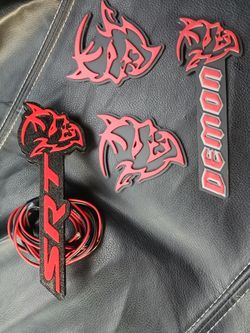 SRT DEMON LED EMBLEM (RED)