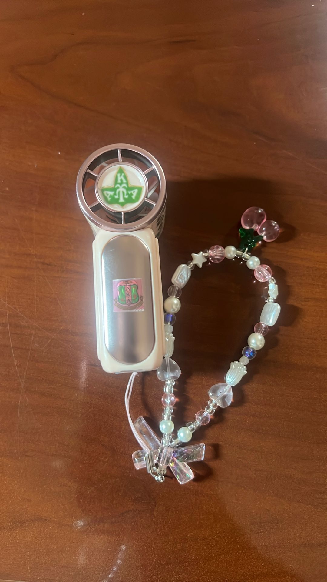 Mini Mini Alpha Kappa Alpha Sorority Fan