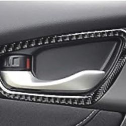 Honda Civic Carbon Fiber Trim For Interior Door Handles 
