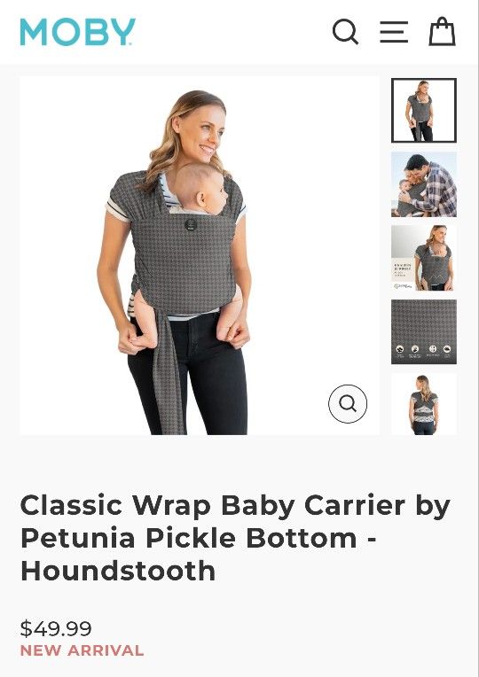 Moby Wrap Baby Carrier by Petunia Pickle Bottom