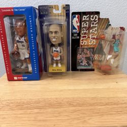 Sacramento Kings Collectibles – Bobbleheads & Figures (Webber, Stojakovic, Bibby, Divac)