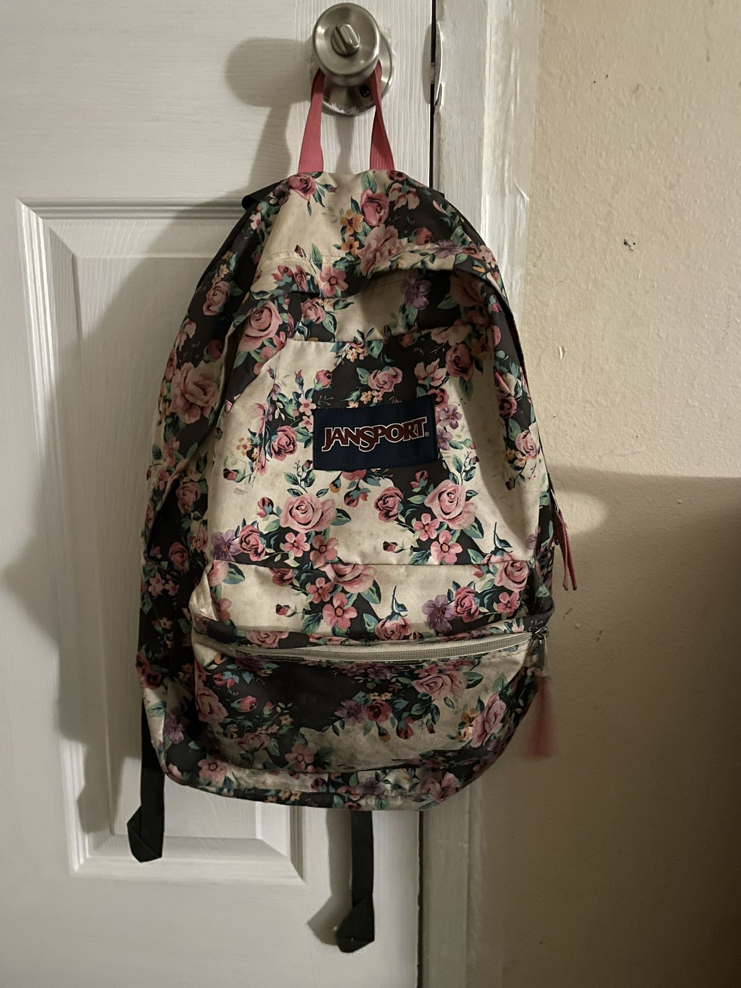 Flower Jansport Backpack 