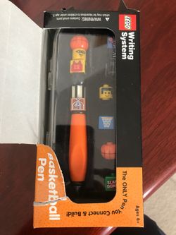 Lego writing system basketball pen
