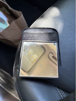 CHANEL PURSE MIRROR WITH CASE HOLDER