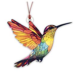 Hummingbird Christmas Ornament, Bird Ornaments for Christmas Tree, Hanging Decor for Door, Yard, Outdoor or Windows, Hummingbird Gifts for Women, Gift