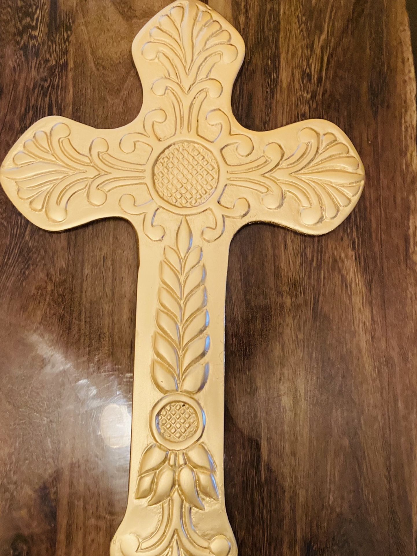 “Gold Cross Decor”