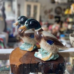 Vintage Ceramic Royal Windsor Handcrafted Duck Pairs