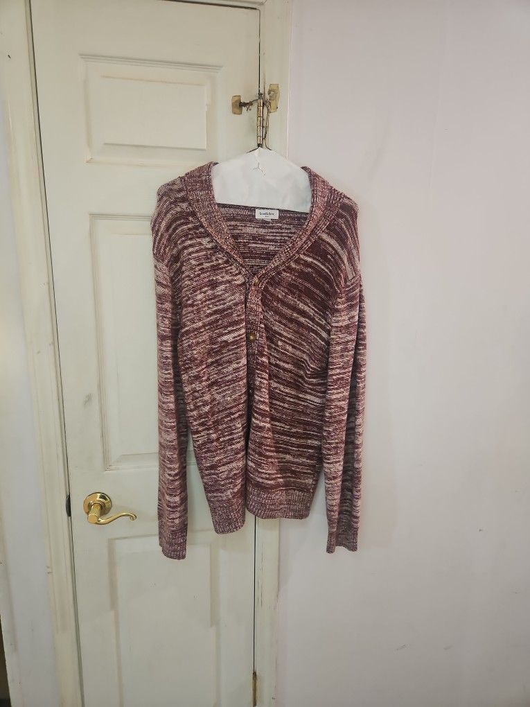 Mens Cardigan Sweater Size Xl