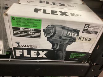 FLEX 24V Brushless Compact 1/2” Impact Wrench (Tool-Only) $150