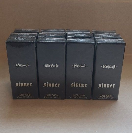 12 X Kat Von D Sinner Eau De Parfum 4.5ml Discontinued