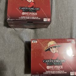 One Piece OP-13 Carrying on His Will New Booster Box