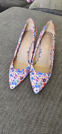 Floral High Heel Pumps