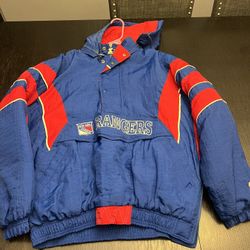 New York Rangers Starter Puffer Jacket Size L